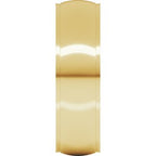 Stepped-Edge Comfort-Fit Half Round Band