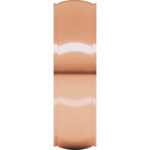Stepped-Edge Comfort-Fit Half Round Band