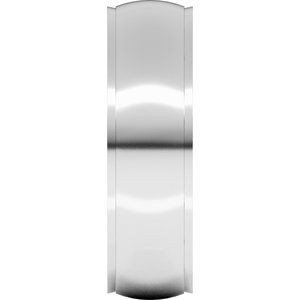 Stepped-Edge Comfort-Fit Half Round Band