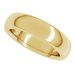Heavyweight Comfort-Fit Half Round Band