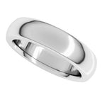 Heavyweight Comfort-Fit Half Round Band