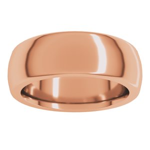 Heavyweight Comfort-Fit Half Round Band
