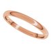 Lightweight Comfort-Fit Half Round Band