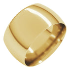 Lightweight Comfort-Fit Half Round Band