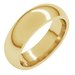 Comfort-Fit Half Round Band