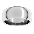 Comfort-Fit Half Round Band
