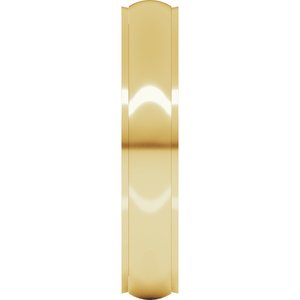 Stepped-Edge Comfort-Fit Half Round Band