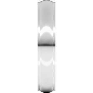 Stepped-Edge Comfort-Fit Half Round Band