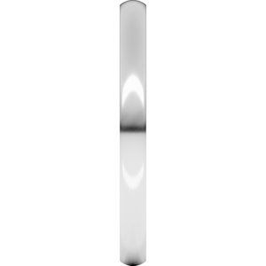 Lightweight Comfort-Fit Half Round Band