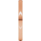 Lightweight Comfort-Fit Half Round Band