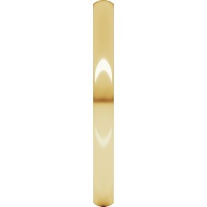 Lightweight Comfort-Fit Half Round Band