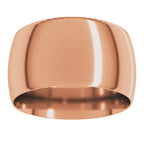 Lightweight Comfort-Fit Half Round Band