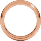 Comfort-Fit Half Round Band