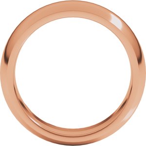 Comfort-Fit Half Round Band