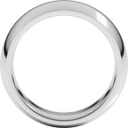 Comfort-Fit Half Round Band