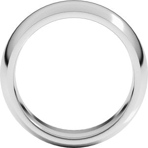 Comfort-Fit Half Round Band