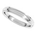 Stepped-Edge Comfort-Fit Half Round Band