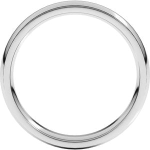 Stepped-Edge Comfort-Fit Half Round Band