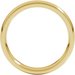 Stepped-Edge Comfort-Fit Half Round Band
