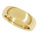 Heavyweight Comfort-Fit Half Round Band