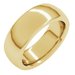 Heavyweight Comfort-Fit Half Round Band