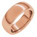 Heavyweight Comfort-Fit Half Round Band