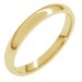 Lightweight Comfort-Fit Half Round Band