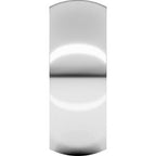 Comfort-Fit Half Round Band