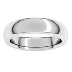 Heavyweight Comfort-Fit Half Round Band