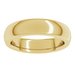 Heavyweight Comfort-Fit Half Round Band
