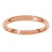 Lightweight Comfort-Fit Half Round Band