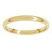 Lightweight Comfort-Fit Half Round Band