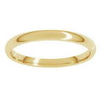 Lightweight Comfort-Fit Half Round Band