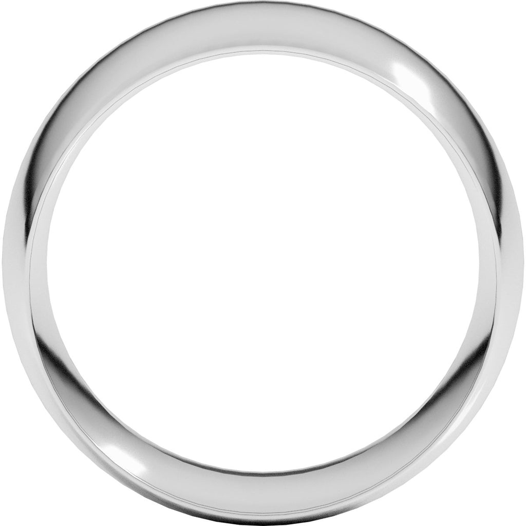Lightweight Comfort-Fit Half Round Band