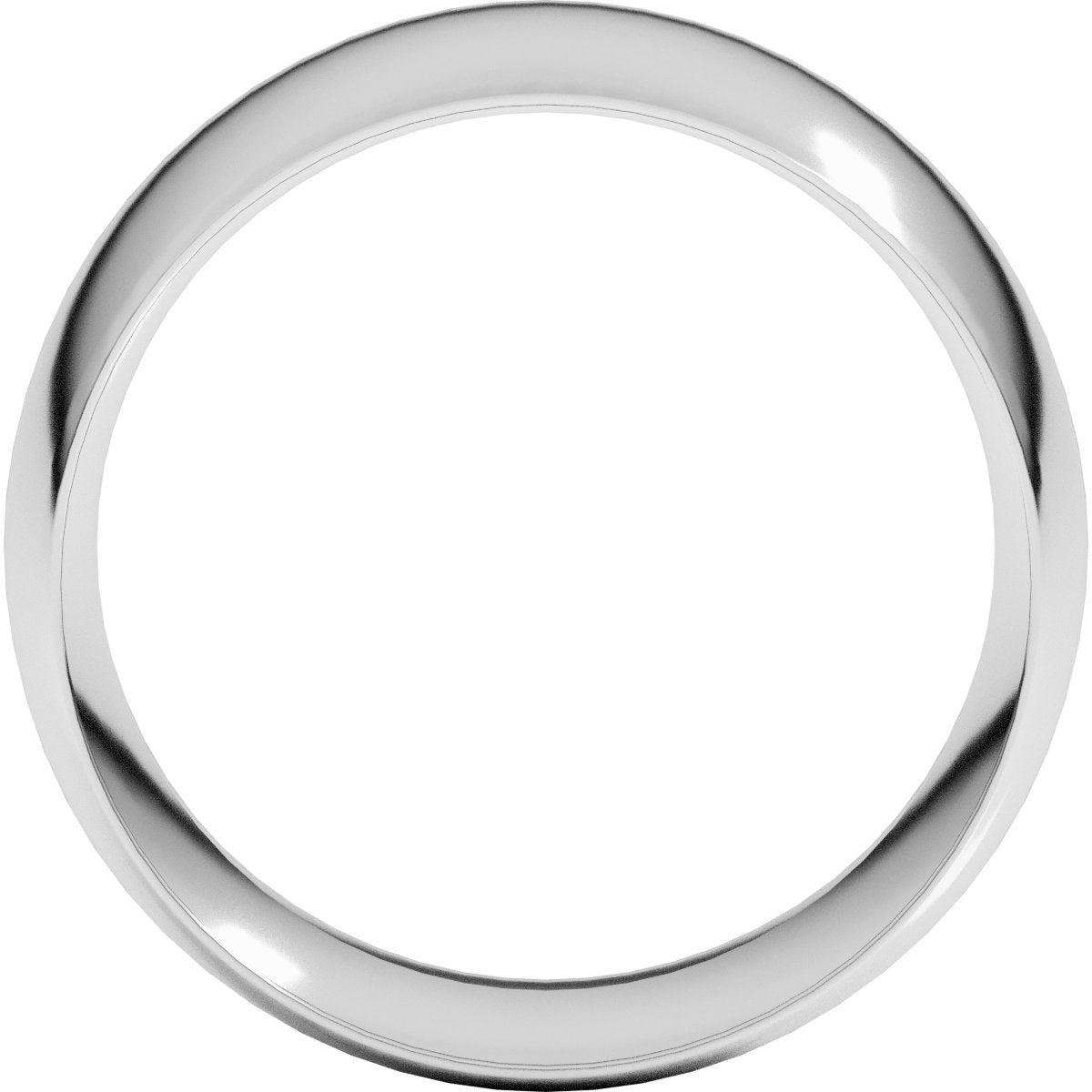 Lightweight Comfort-Fit Half Round Band