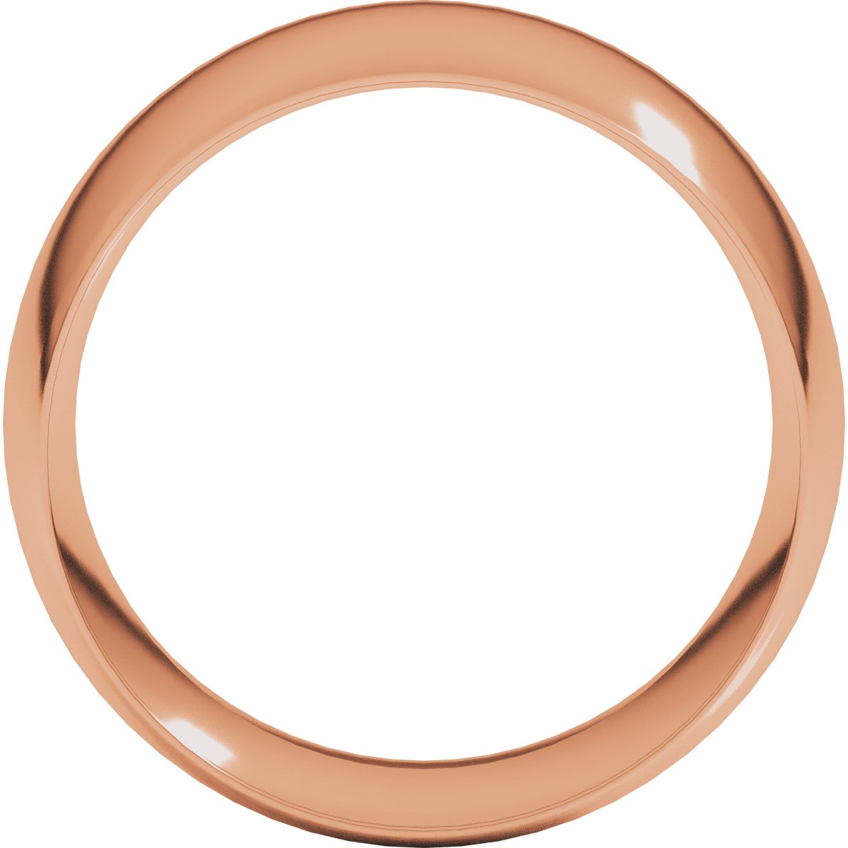 Lightweight Comfort-Fit Half Round Band