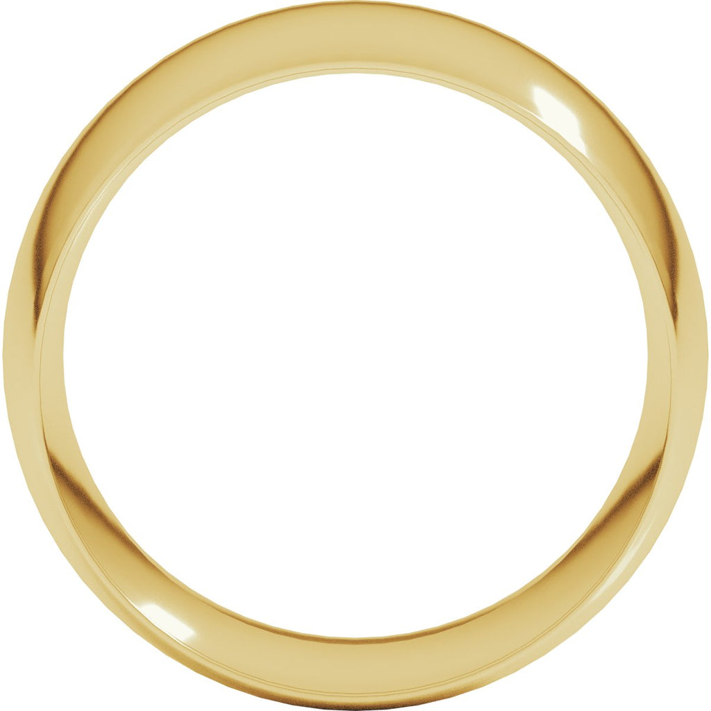 Lightweight Comfort-Fit Half Round Band
