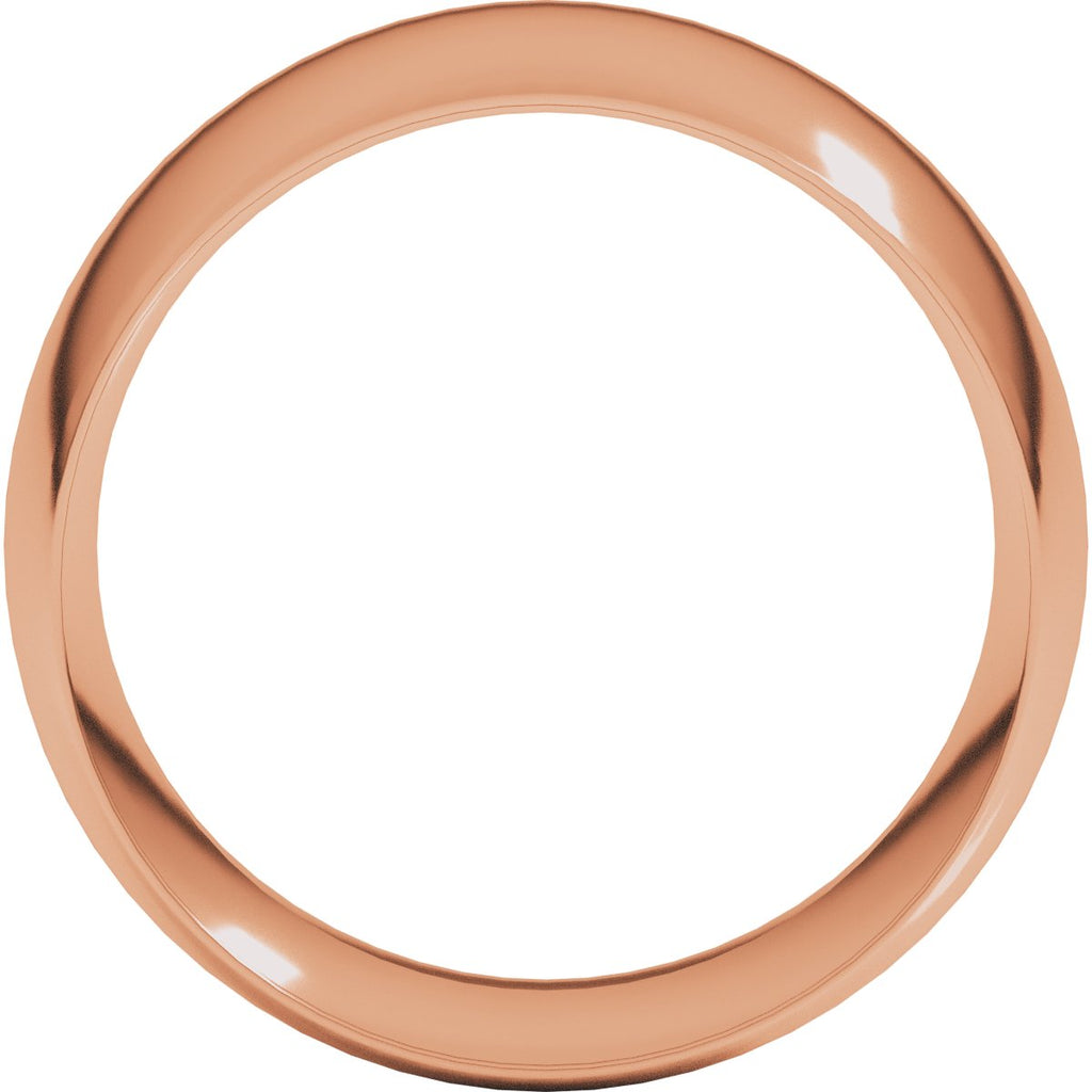Lightweight Comfort-Fit Half Round Band