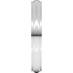 Stepped-Edge Comfort-Fit Half Round Band