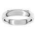 Stepped-Edge Comfort-Fit Half Round Band