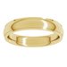 Stepped-Edge Comfort-Fit Half Round Band