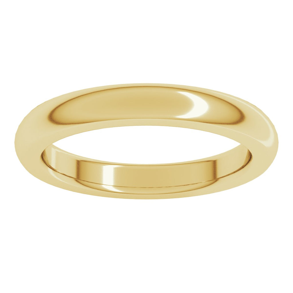 Heavyweight Comfort-Fit Half Round Band