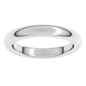 Heavyweight Comfort-Fit Half Round Band