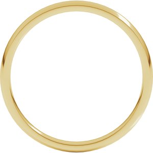 Lightweight Comfort-Fit Half Round Band