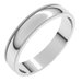 Lightweight Milgrain Half Round Band
