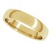 Lightweight Comfort-Fit Half Round Band