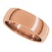 Lightweight Comfort-Fit Half Round Band