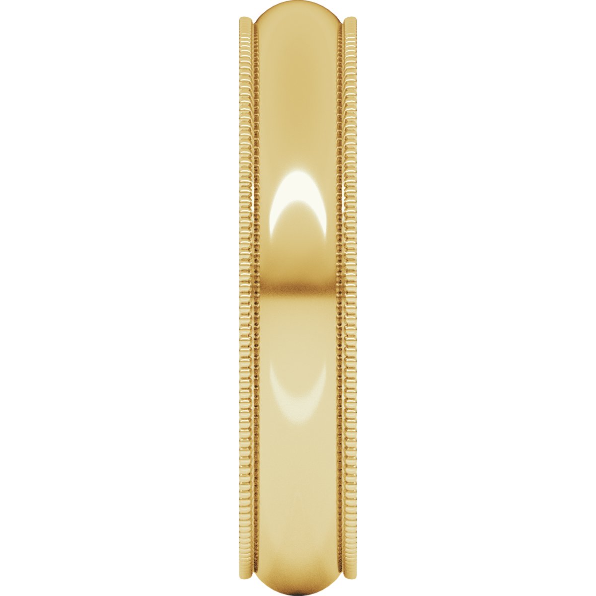 Milgrain Half Round Band