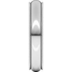 Milgrain Half Round Band