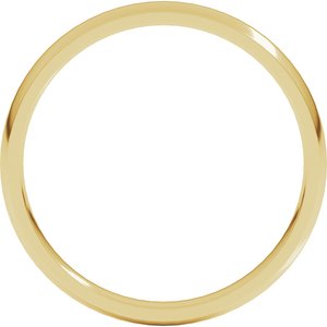 Lightweight Comfort-Fit Half Round Band